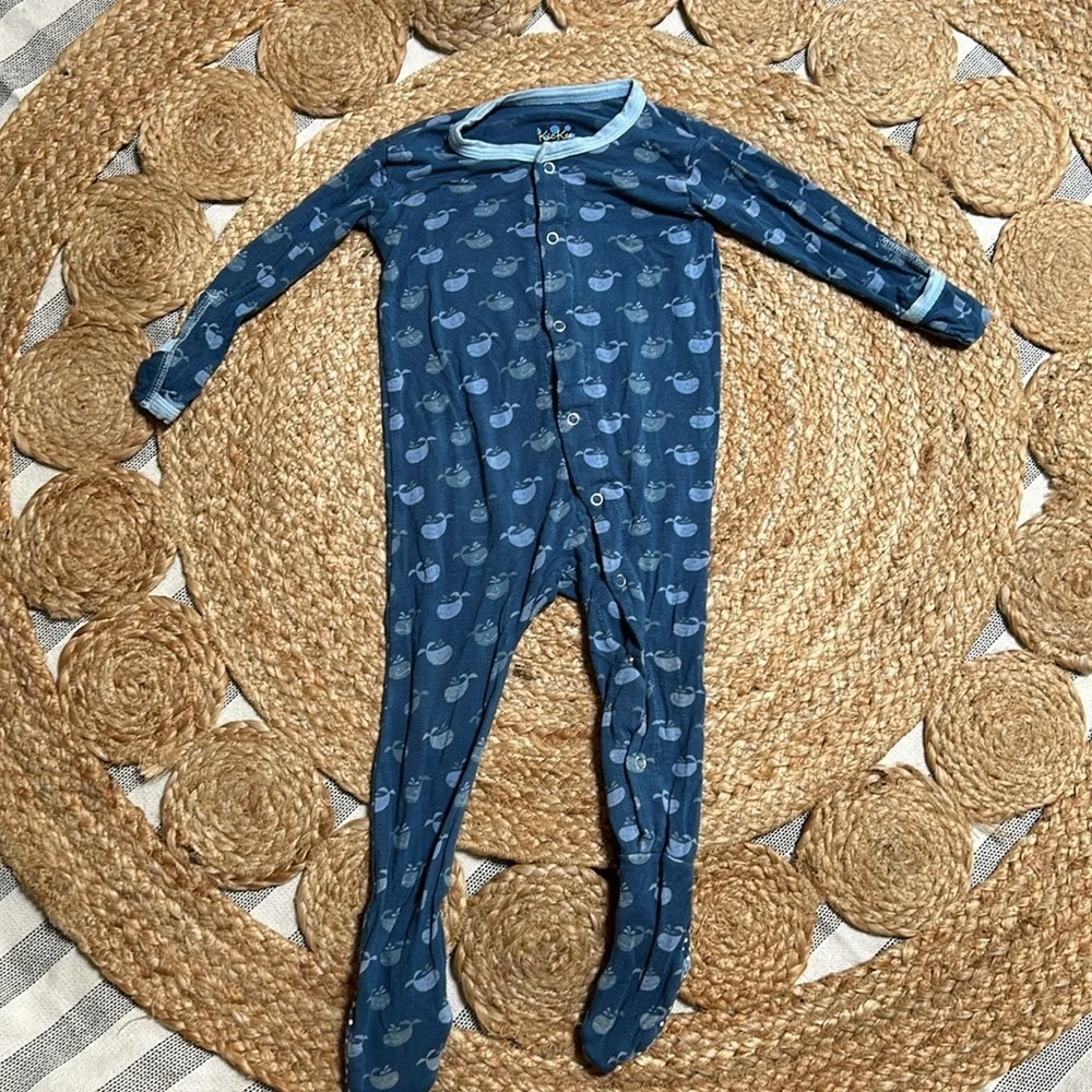 Kickee Pants Bamboo Zip Front Jumpsuit. 6-12mo ** read**